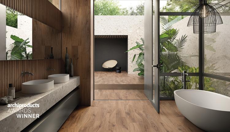 I-Wood | Emilceramica Grès Cérame Ergon I-wood Pierre ,bois Salle De Bain Sabbia ,rovere Imbrunito Image Galerie | Emilceramica