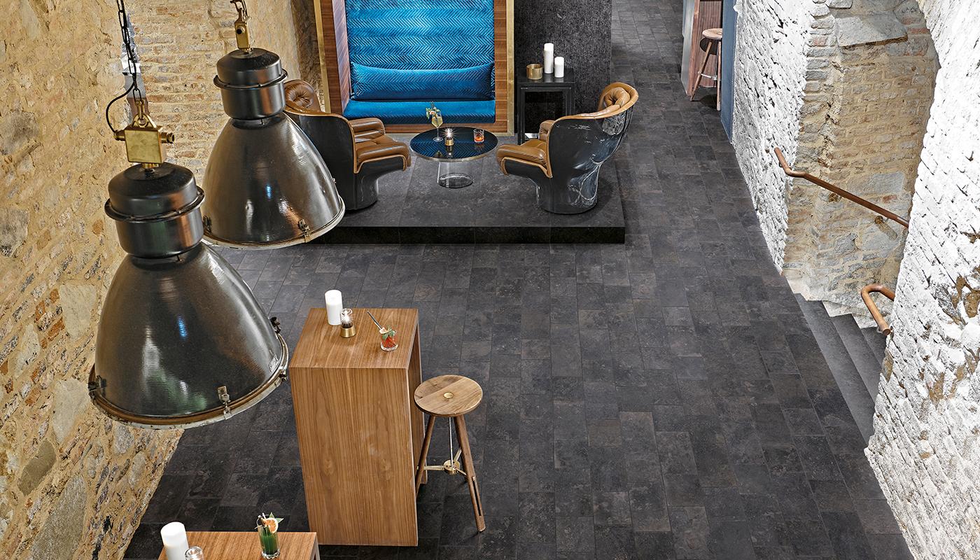 Grès Cérame Provenza Unique Bleu Restaurant Anthracite Noble Image Galerie | Emilceramica Grès Cérame Provenza Unique Bleu Restaurant Anthracite Noble Image Galerie | Emilceramica